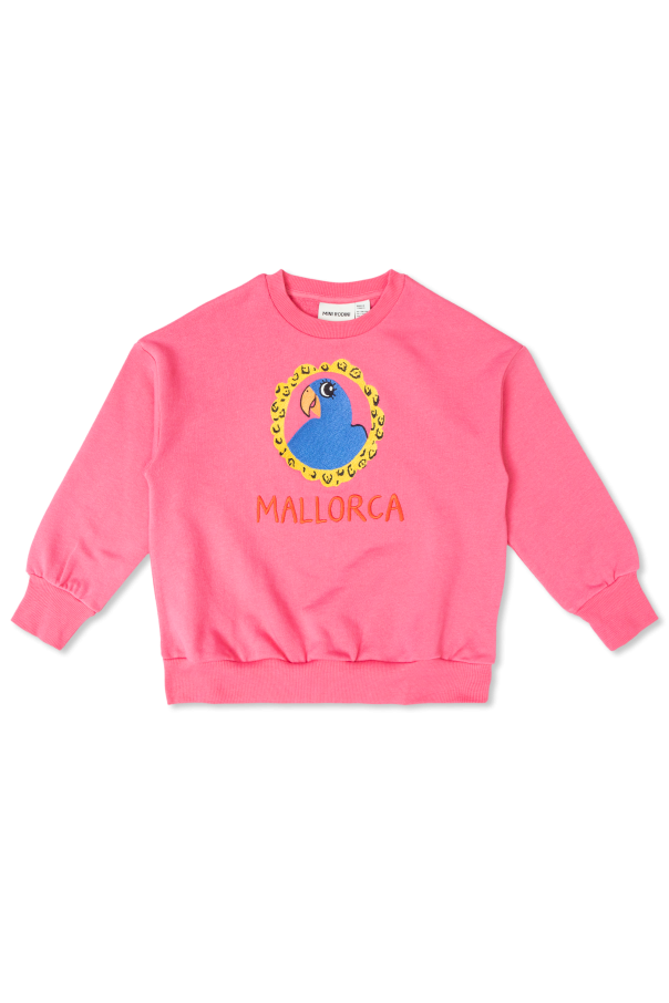 Mini Rodini Sweatshirt with a parrot motif